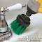 Drillbrush Long Green Bristle 2 Inch Diameter Medium Stiffness Powered Cleaning 2in-L-G-QC-DB - alternate 4